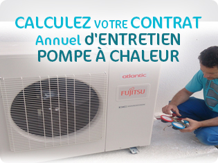 Calculez votre contrat annuel d'entretien pompe à chaleur air/air ou air/eau